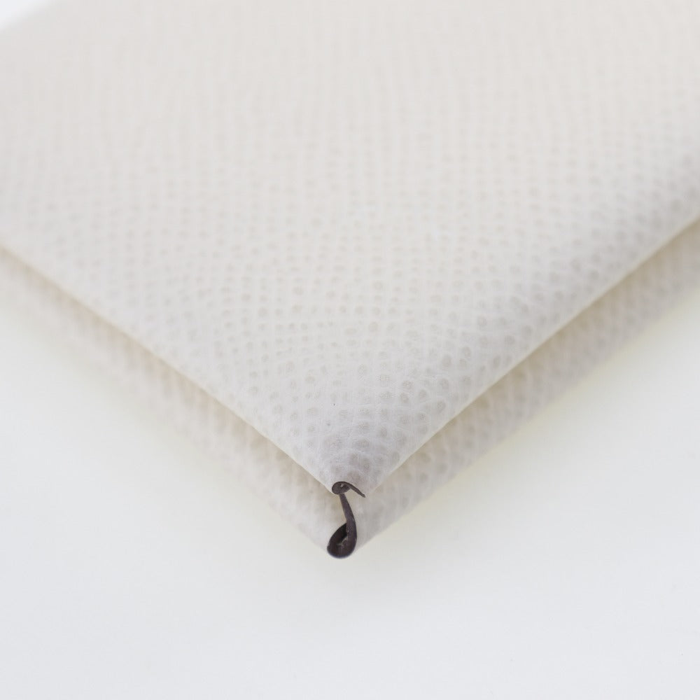 HERMES Card Case Epsom White Calvi unisex(Unisex) Used