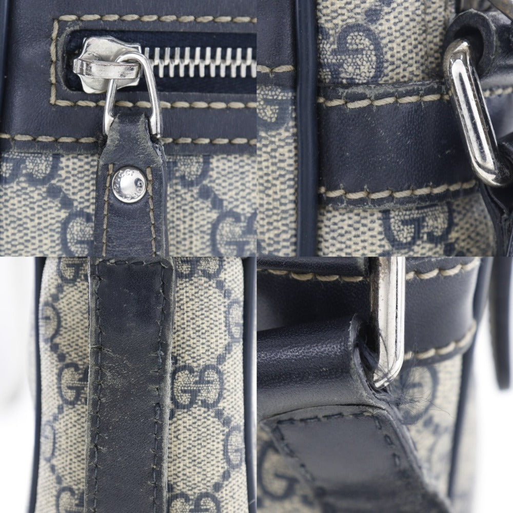 GUCCI Shoulder Bag 233268 525040 GG plus Gray / navy GG plus unisex(Unisex) Used