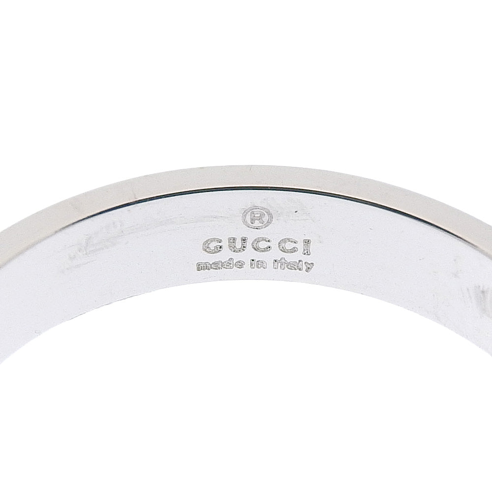 GUCCI Ring K18 white gold Silver Icon ring 20