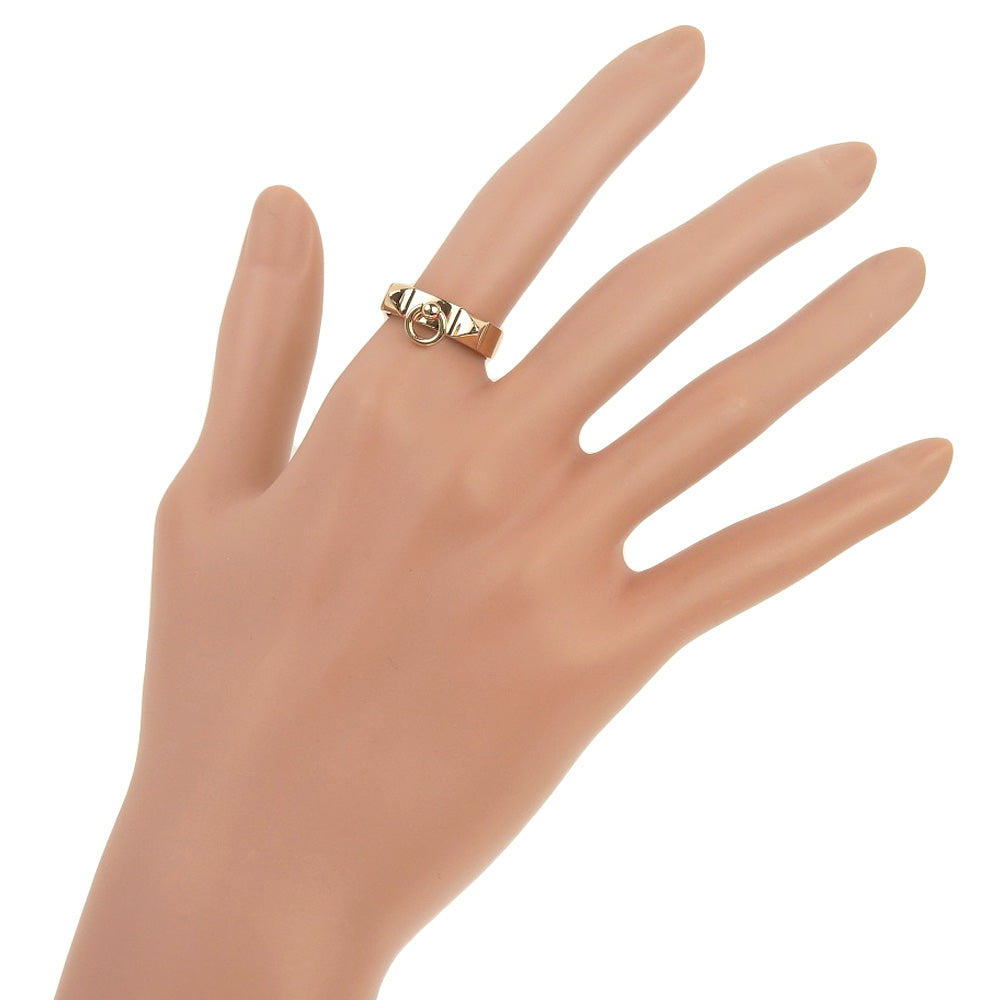 HERMES Ring K18 Pink Gold gold Cory Ed Cyan PM Women 54 Used