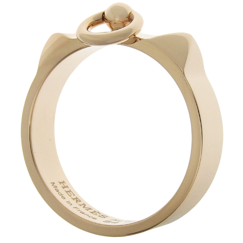 HERMES Ring K18 Pink Gold gold Cory Ed Cyan PM Women 54 Used