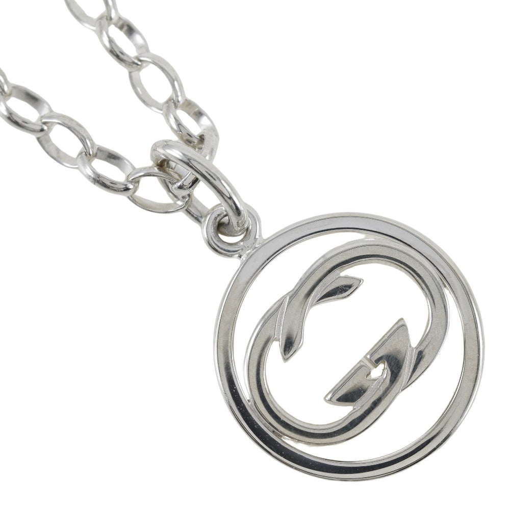 GUCCI Necklace Silver925 Silver Double G Doppia G Women(Unisex) Used
