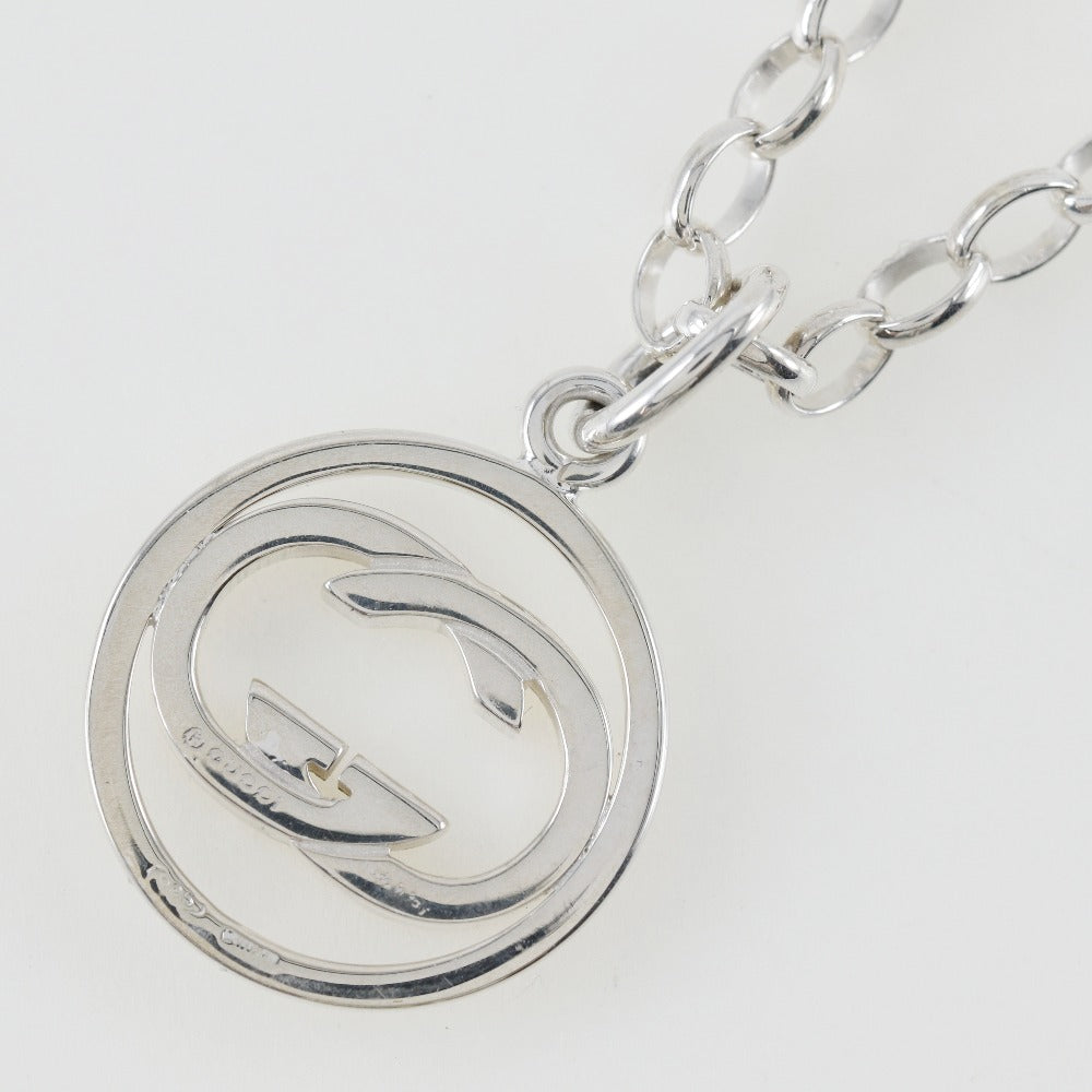GUCCI Necklace Silver925 Silver Double G Doppia G Women(Unisex) Used