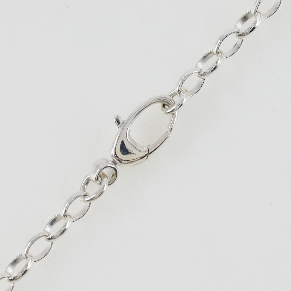 GUCCI Necklace Silver925 Silver Double G Doppia G Women(Unisex) Used