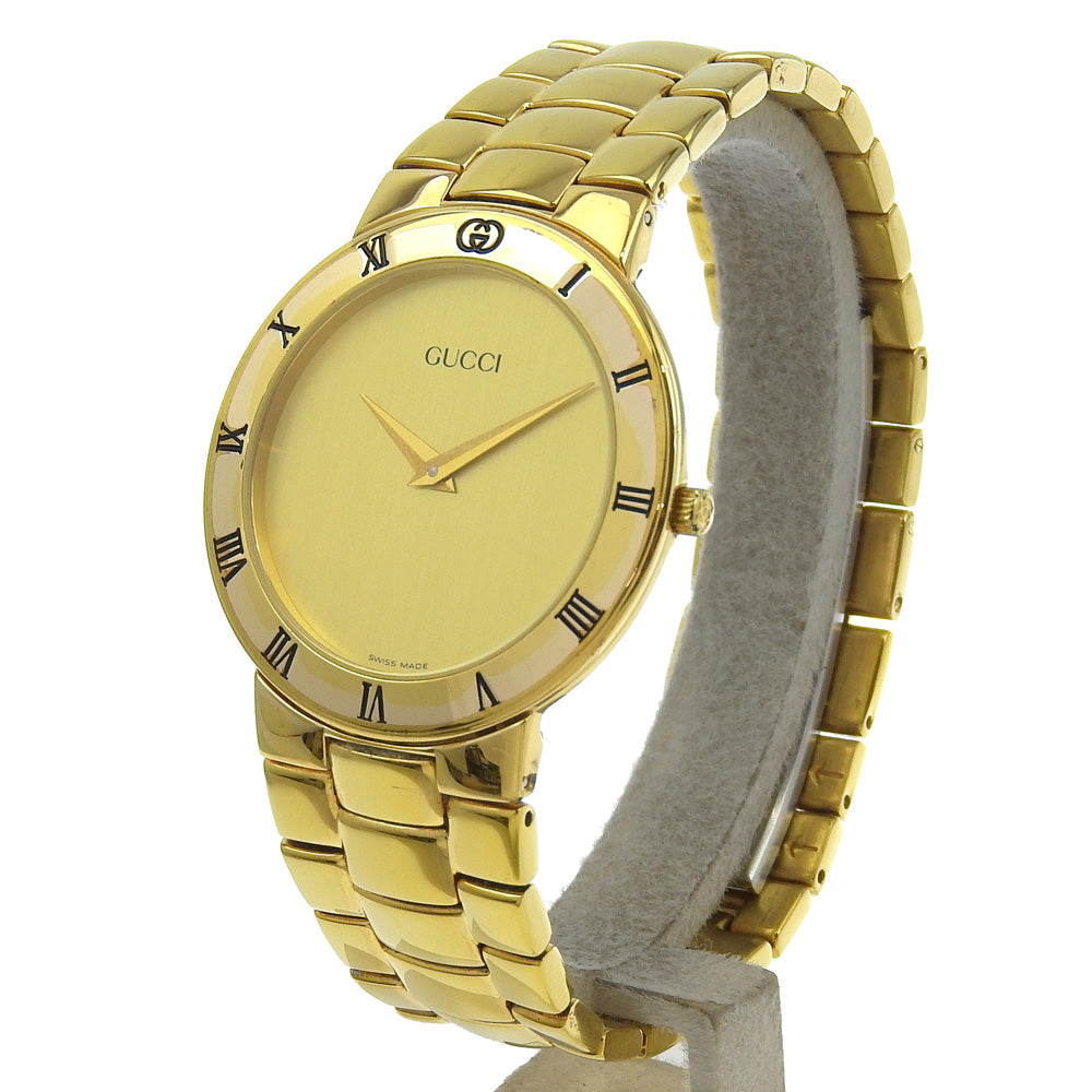GUCCI Watches Quartz 3300.2.M Plated Gold gold vintage gold dial