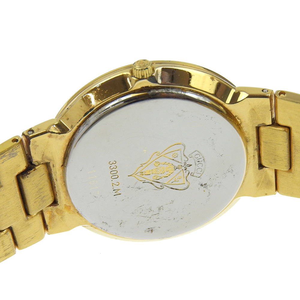 GUCCI Watches Quartz 3300.2.M Plated Gold gold vintage gold dial