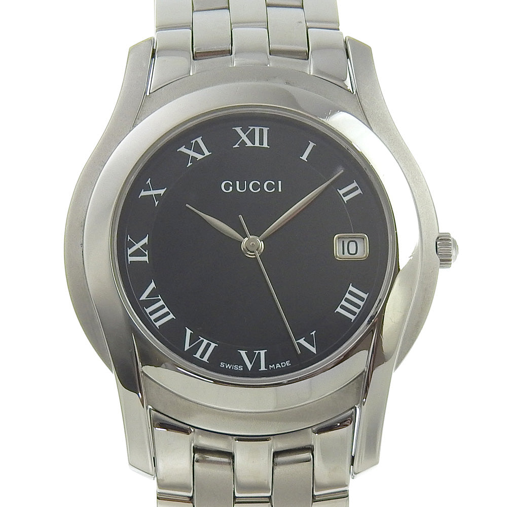 GUCCI Watches Quartz 5500M Stainless Steel black G class black dial