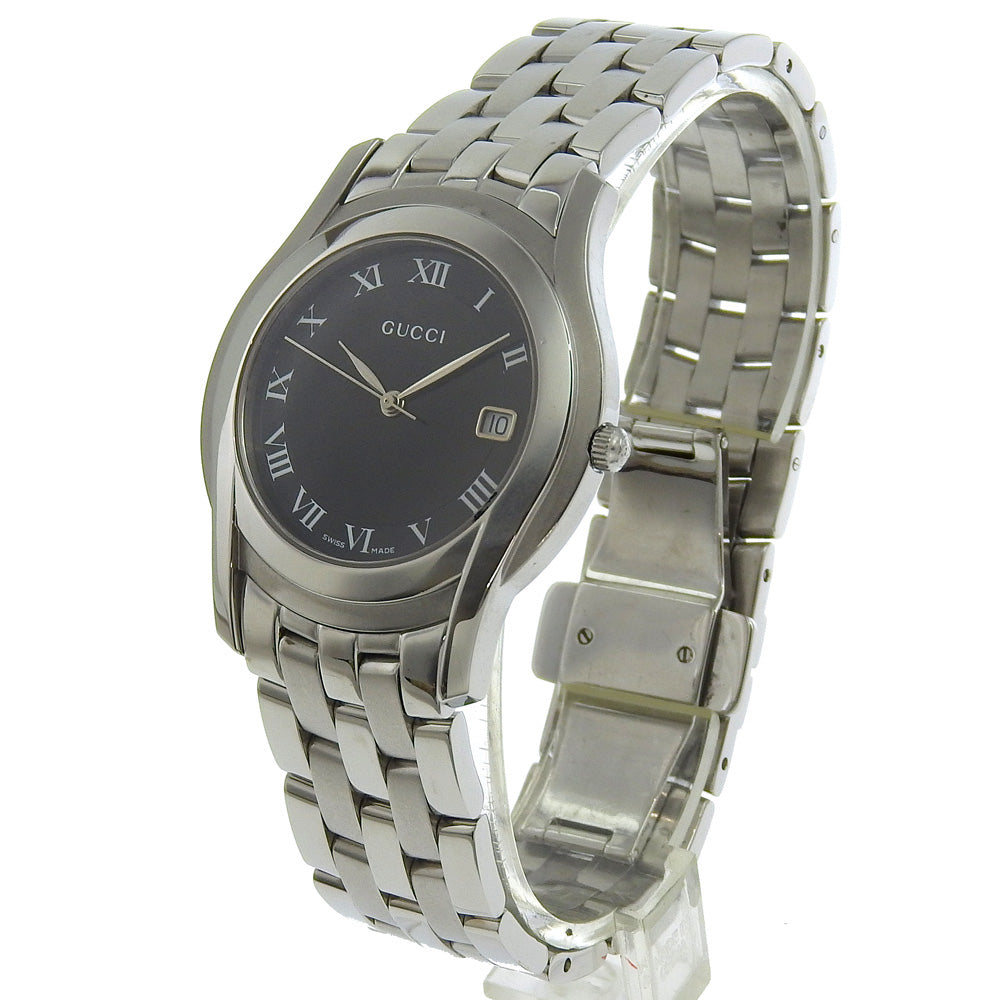 GUCCI Watches Quartz 5500M Stainless Steel black G class black dial