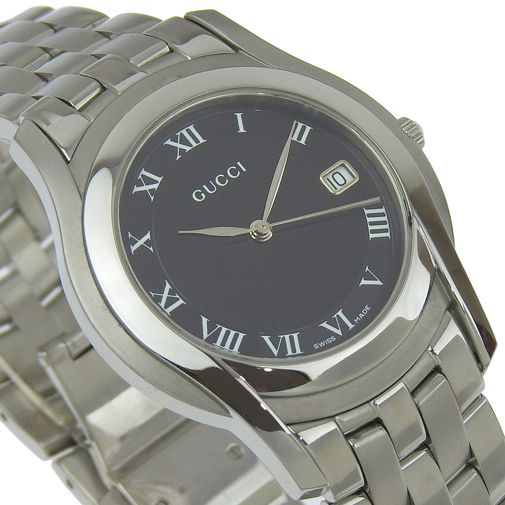 GUCCI Watches Quartz 5500M Stainless Steel black G class black dial