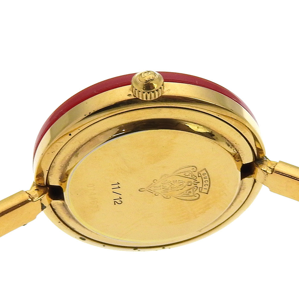GUCCI Watches Quartz 11/12 Plated Gold gold Change bezel White dial
