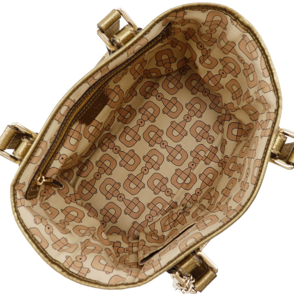 GUCCI Handbag 139261 GG canvas, leather Brown Women Used