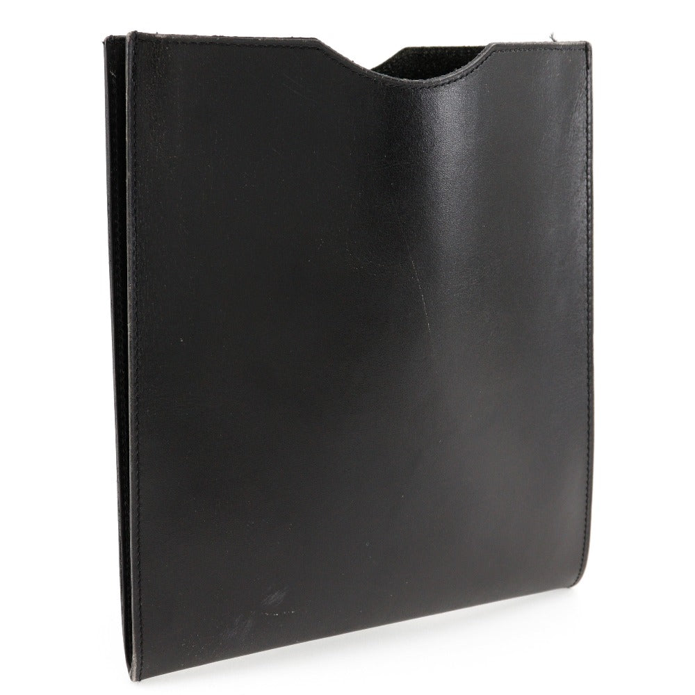 HERMES Shoulder Bag Calfskin black Pochette Omenitu unisex(Unisex) Used