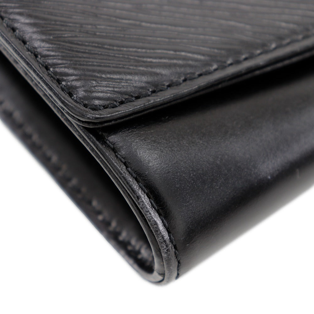 LOUIS VUITTON Clutch bag M63962 leather black Opera line Aegean
