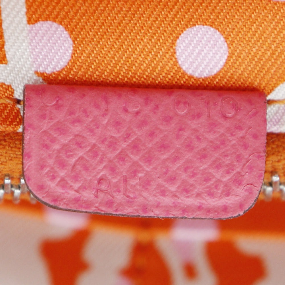 HERMES Long Wallet Purse Epsom pink Azap Long Silk Inn Women Used