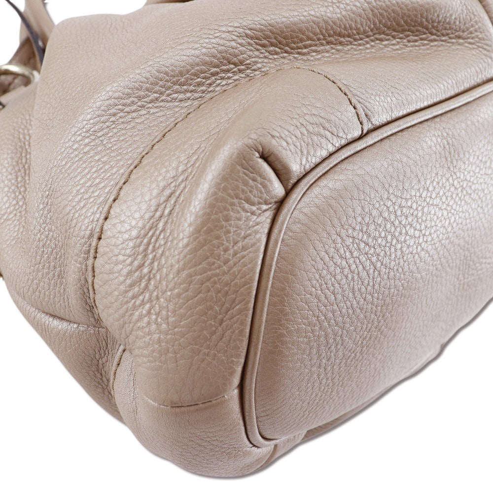 GUCCI Handbag 247902 Calfskin Champagne pink 2WAYShoulder Sukey bag Women Used