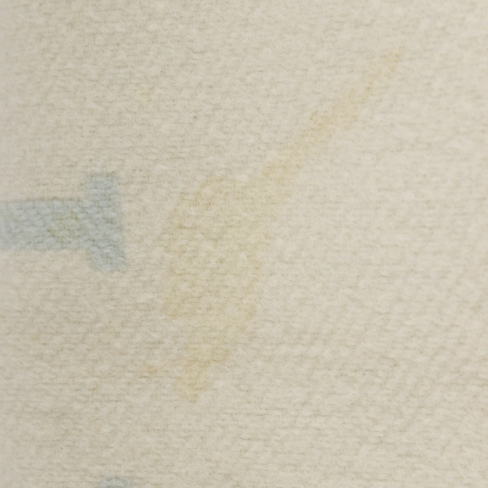 HERMES Other accessories Cashmere, Wool White / light blue Blanket Swaddling Baby Plaid Avalon Kids(Unisex) Used
