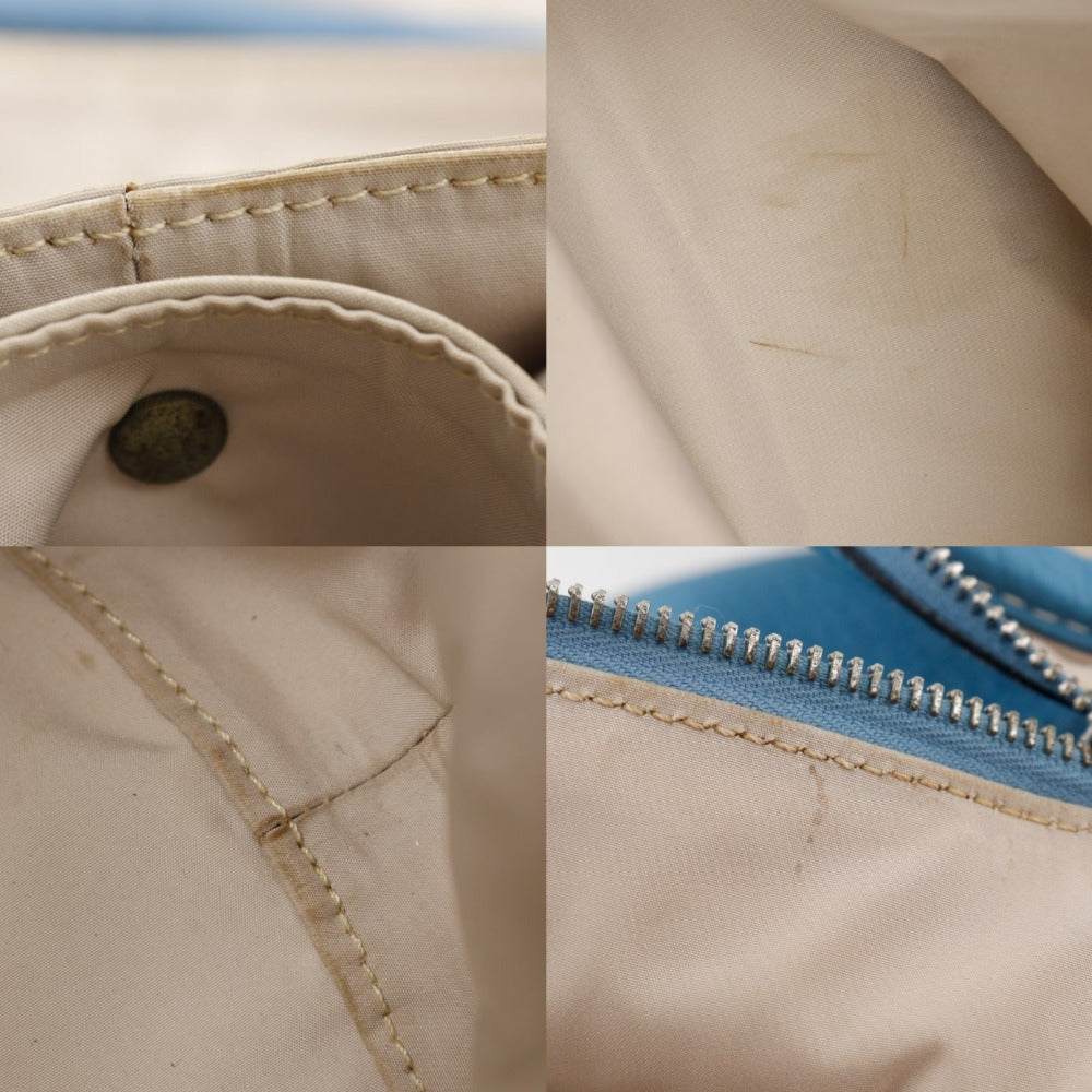 HERMES Handbag Taurillon Clemence Light blue/Silver Metal 2WAYShoulder Vanity Inter City Women Used
