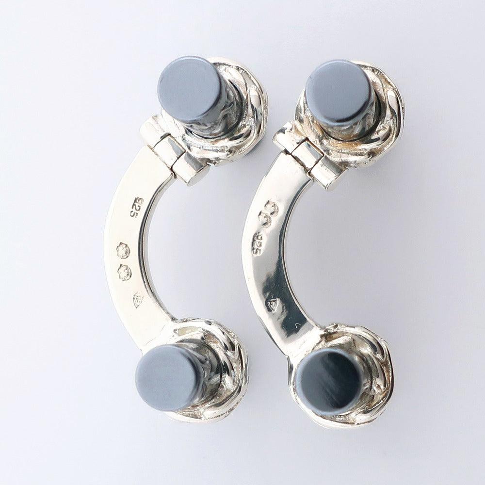 HERMES cuffs Silver925 Silver