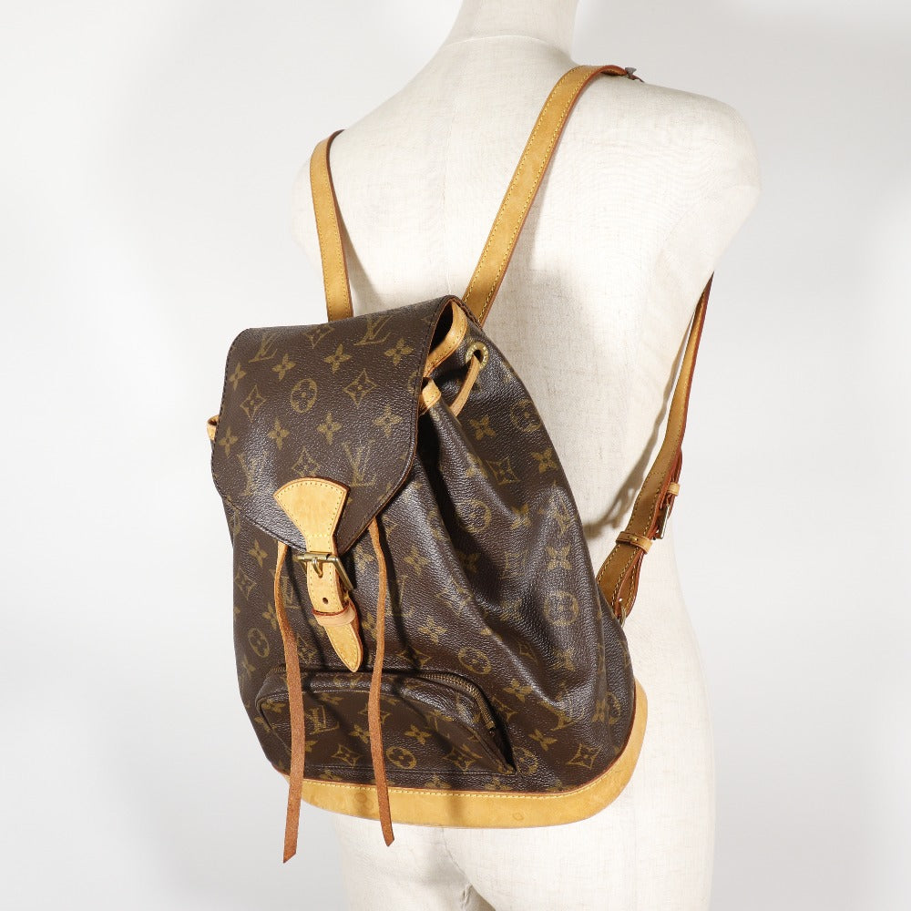 LOUIS VUITTON Backpack M51136 Monogram canvas Brown *Junk item MontsourisMM