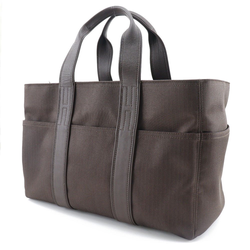 HERMES Handbag Towal chevron Brown Akapu Luco MM Women Used