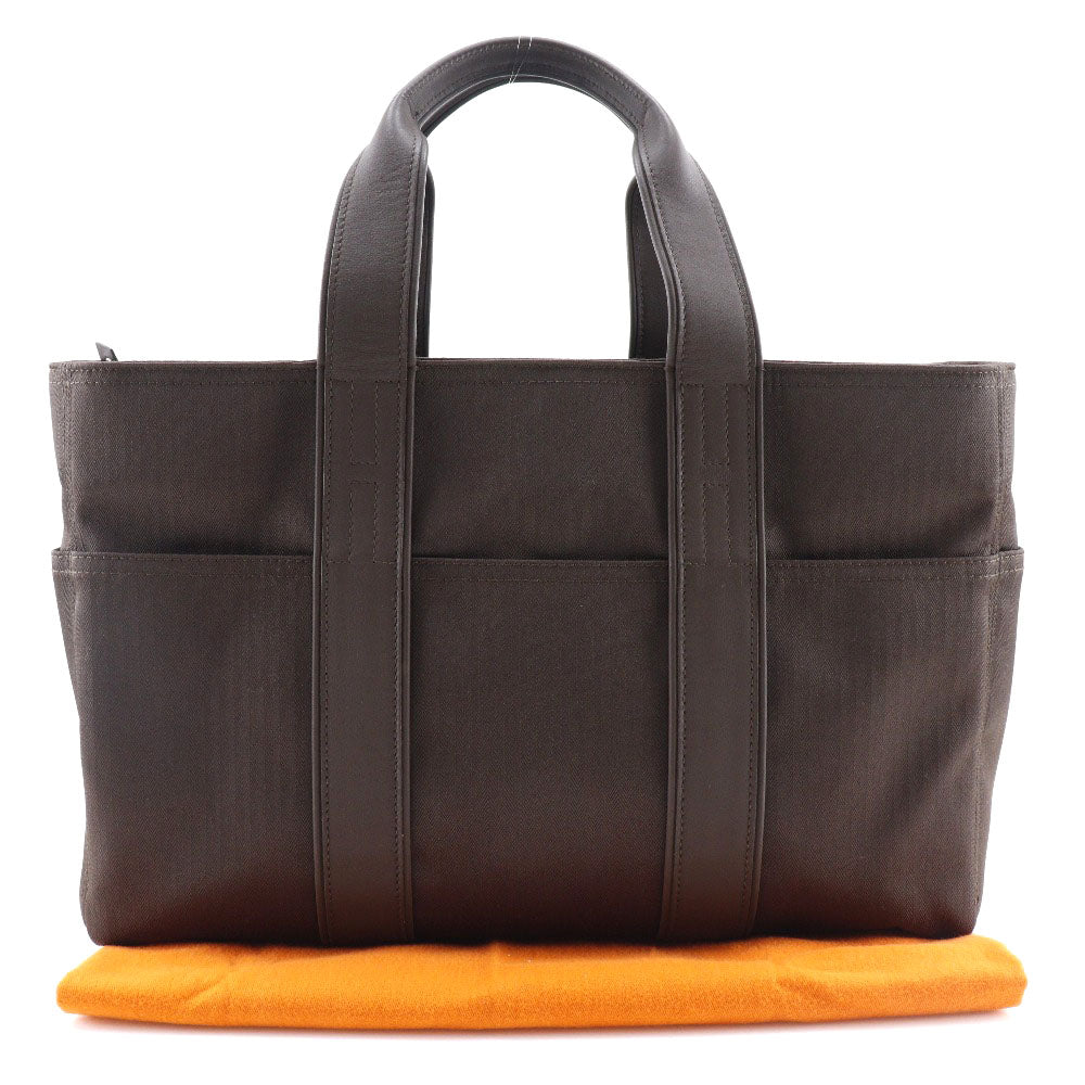 HERMES Handbag Towal chevron Brown Akapu Luco MM Women Used