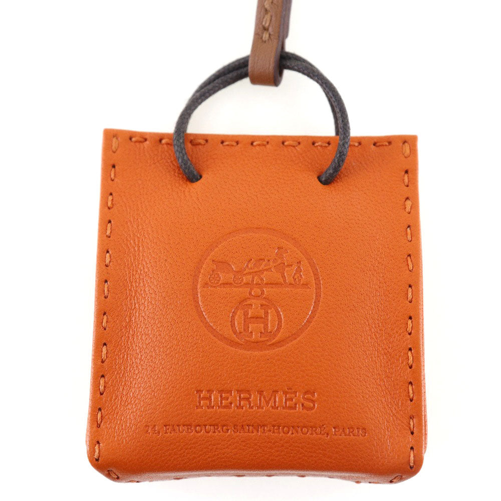 HERMES charm Anyo Miro Orange Bag charm sac orange unisex(Unisex) Used