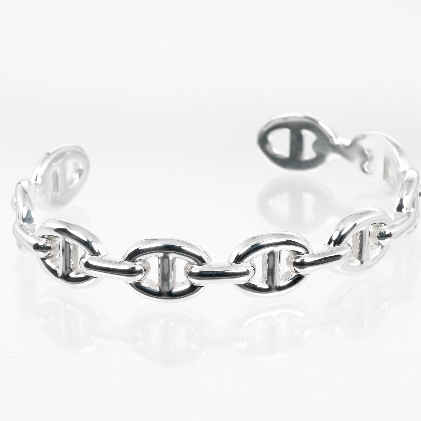 HERMES bracelet Silver925 Silver Chene Dunkle Anchane SH