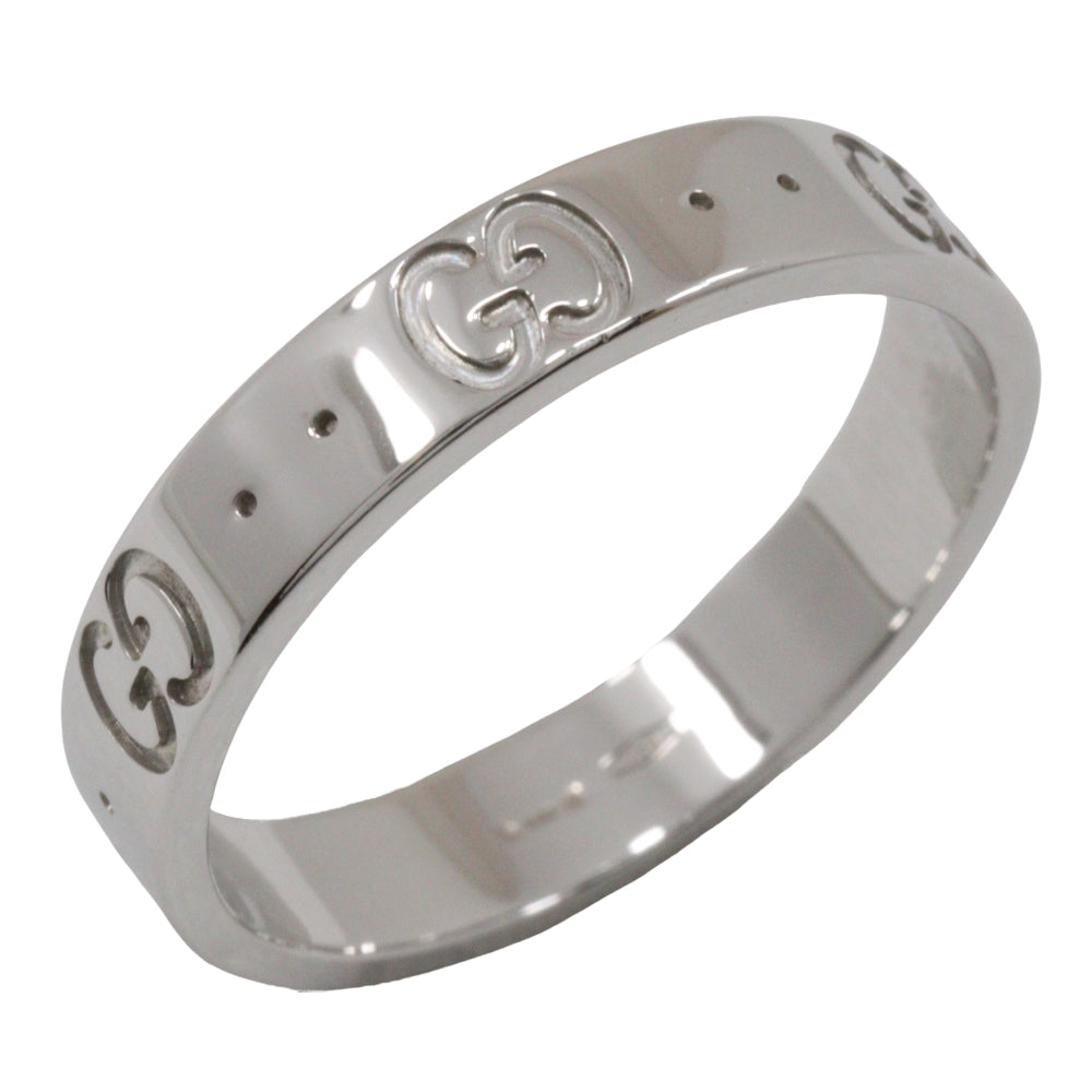GUCCI Ring K18 white gold Silver icon 15