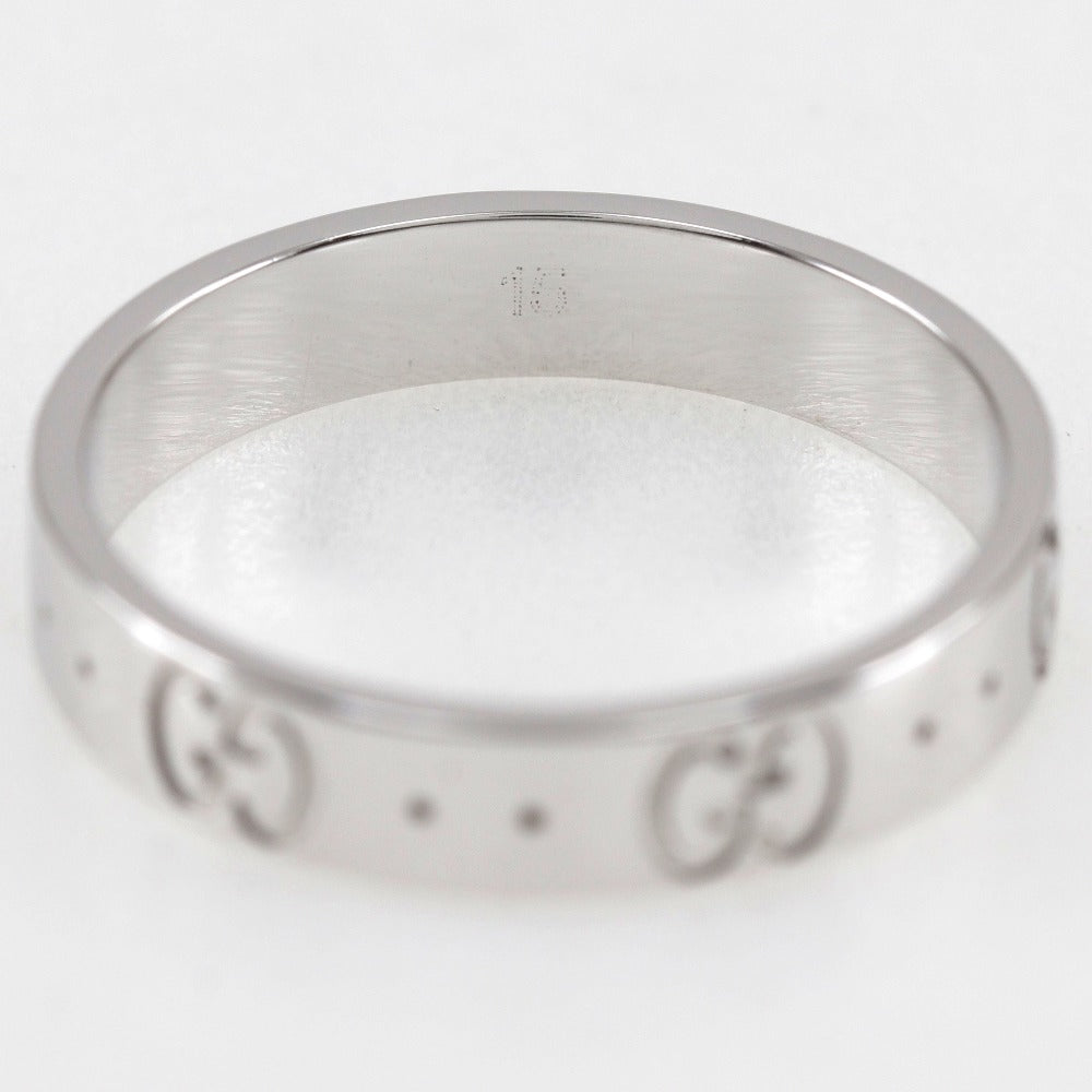 GUCCI Ring K18 white gold Silver icon 15