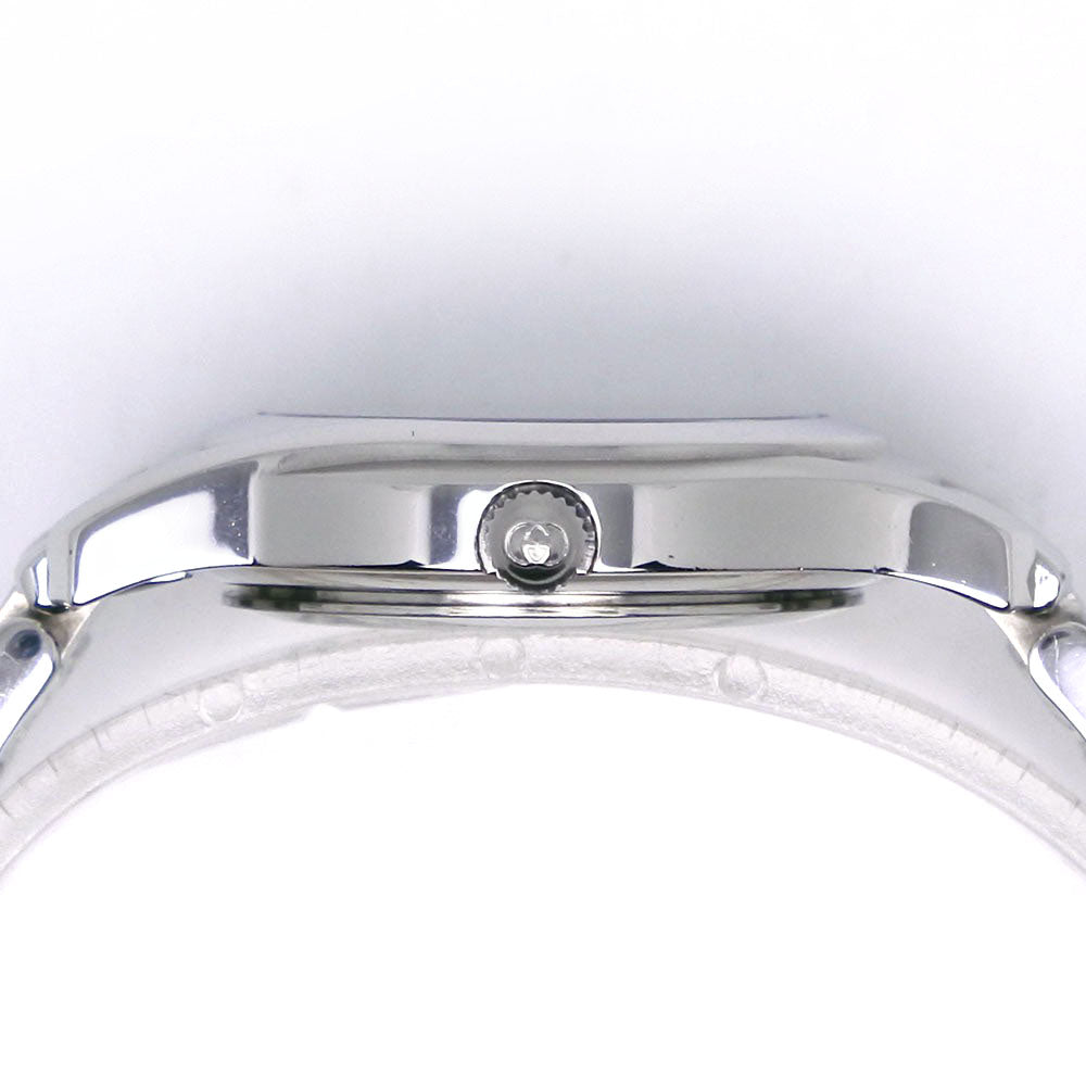 GUCCI Watches Quartz 5500L Stainless Steel Silver G class black dial Women Used