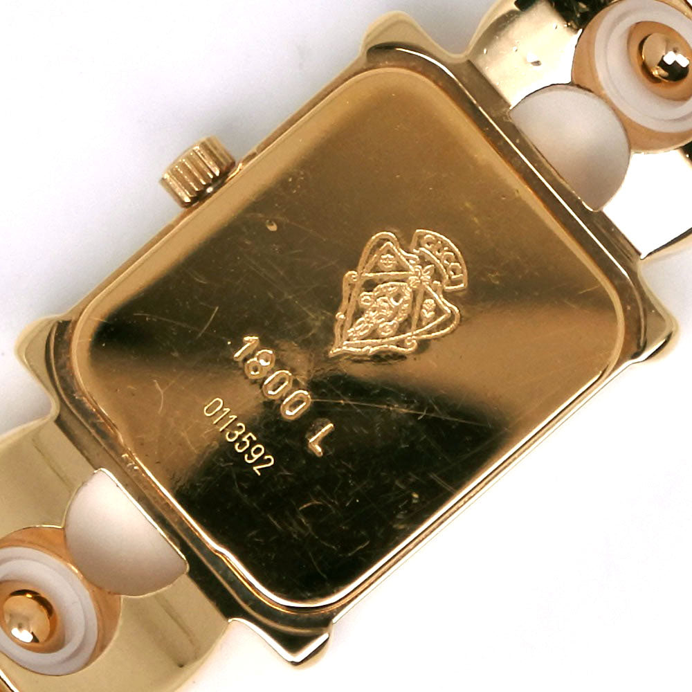 GUCCI Watches Quartz 1800L Plated Gold gold White dial Women Used