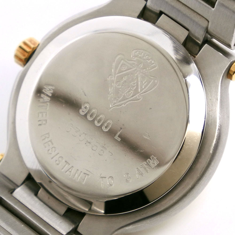 GUCCI Watches Quartz 9000L Stainless Steel gold gold dial Women Used