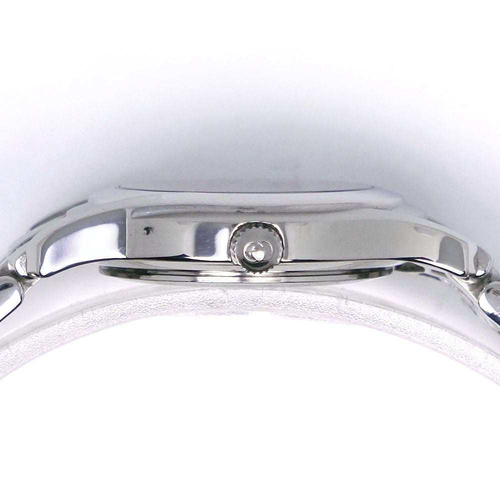 GUCCI Watches Quartz 5500L Stainless Steel Silver G class black dial Women Used