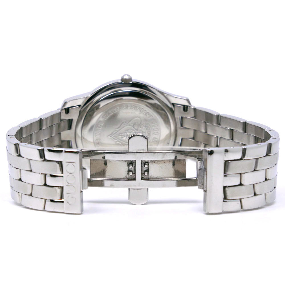 GUCCI Watches Quartz 5500M Stainless Steel Silver G class Silver dial mens Used