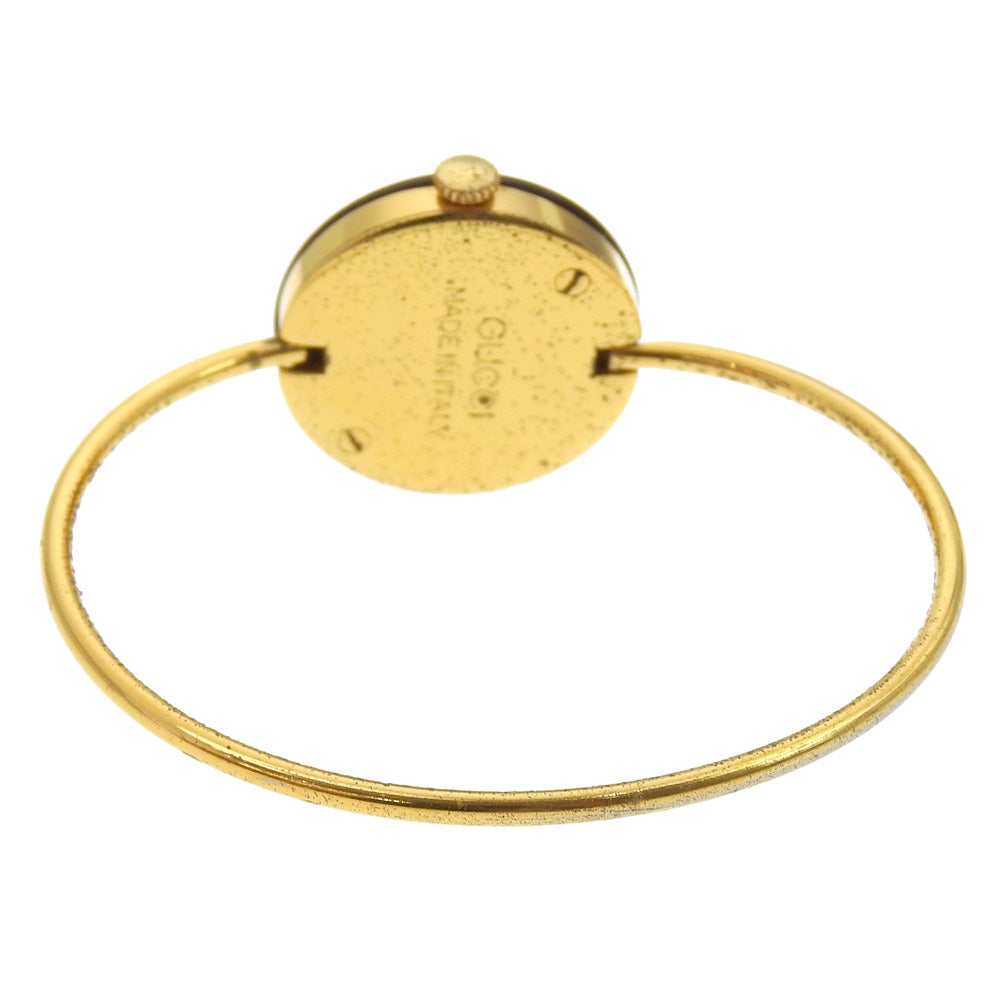 GUCCI Watches Quartz Plated Gold white Change bezel White dial