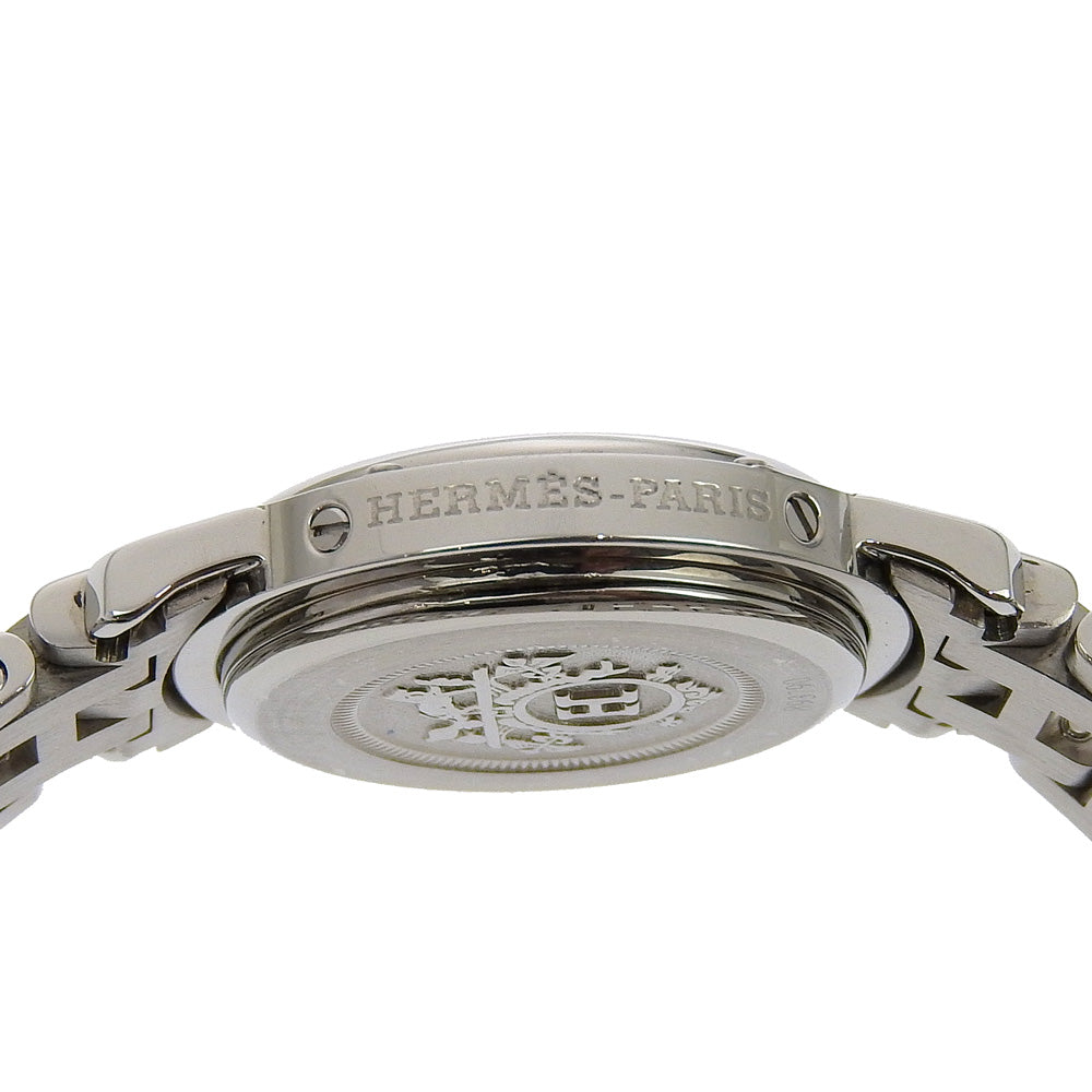 HERMES Watches Quartz CL3.210 Stainless Steel white Clipper White dial