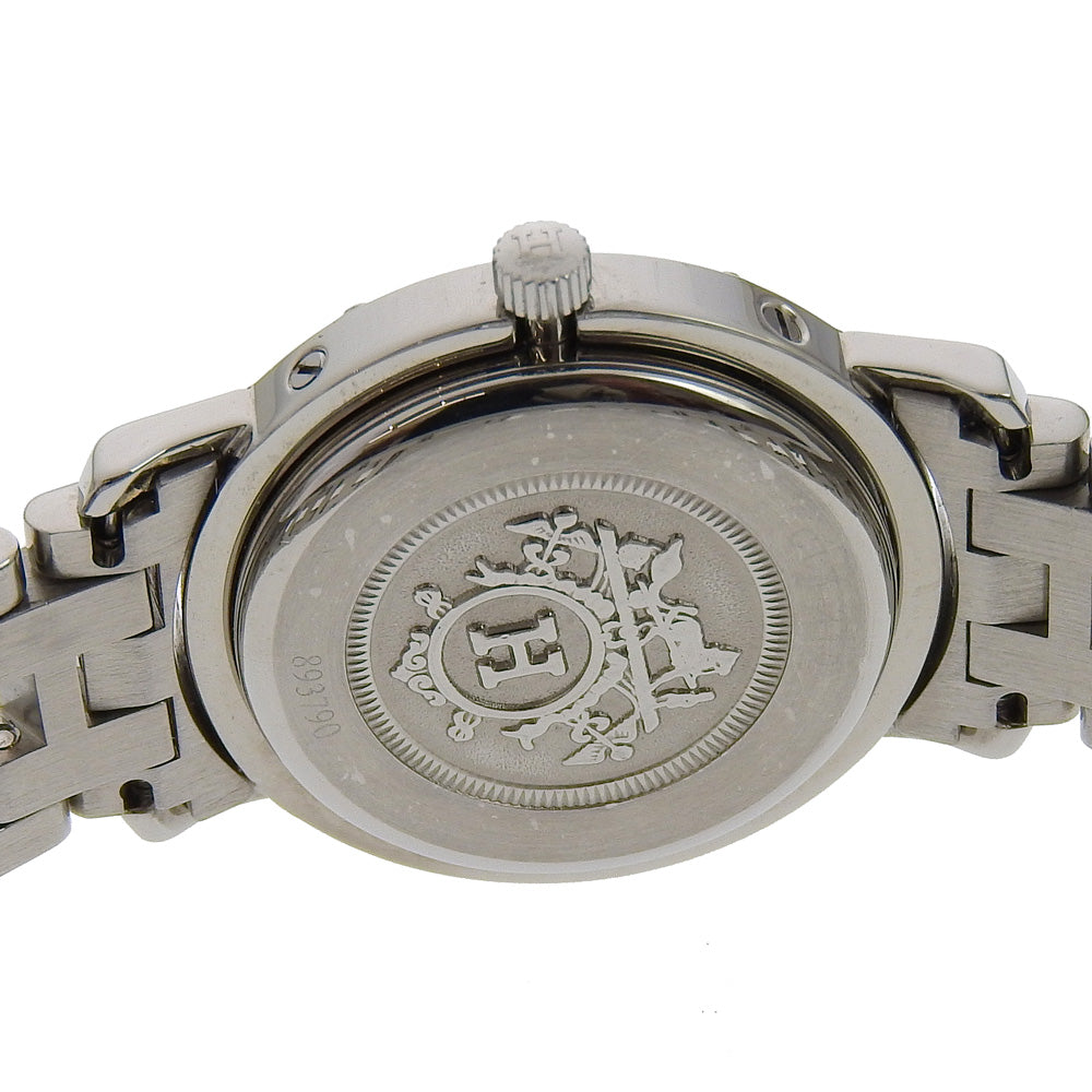 HERMES Watches Quartz CL3.210 Stainless Steel white Clipper White dial