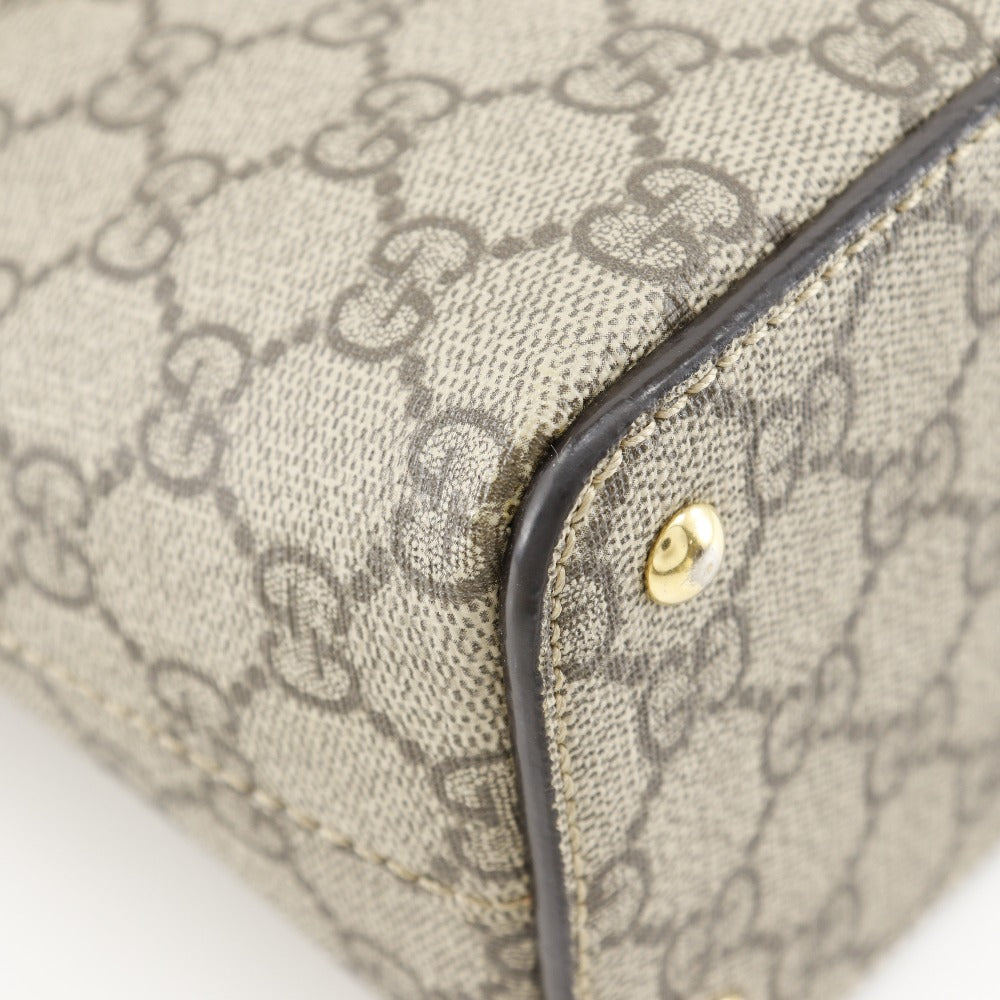 GUCCI Handbag 453177 GG Supreme Canvas beige 2WAYShoulder Women Used