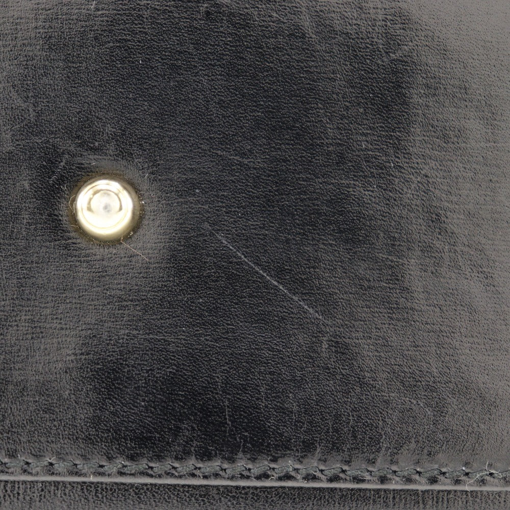 GUCCI Handbag leather black Old Gucci Women Used