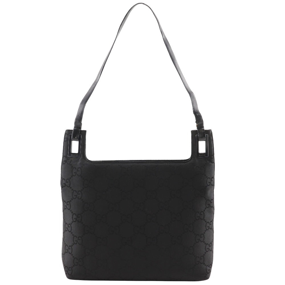GUCCI Shoulder Bag 1998 GG nylon black one belt Women Used