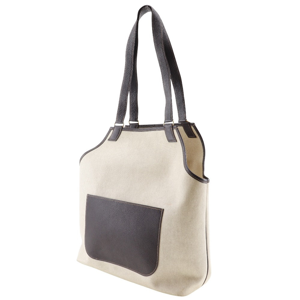 HERMES Tote Bag Tower ash Brown Giardinier PM