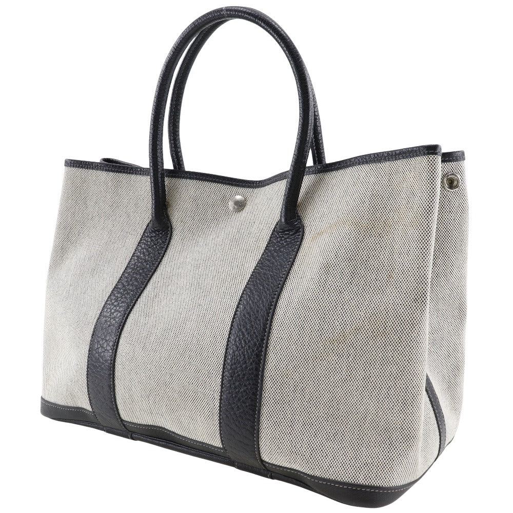 HERMES Tote Bag Tower ash gray Garden party 36 PM