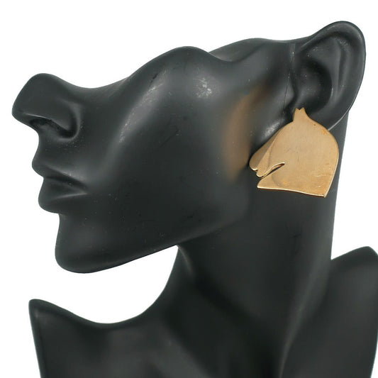 HERMES Earring Plated Gold gold BIJOUTERIE FANTAISIE Shuval