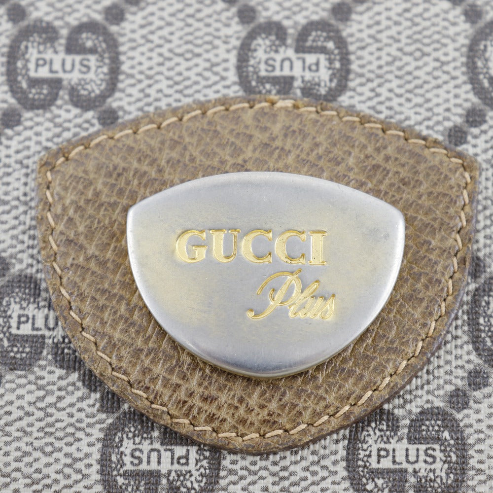 GUCCI Tote Bag GG plus beige Sherry Women Used