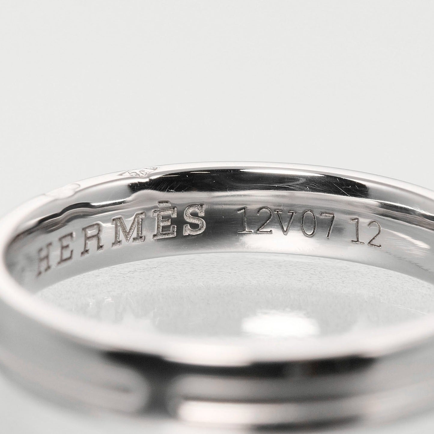 HERMES Ring K18 white gold White gold 2.42g Ann Platt Women Used