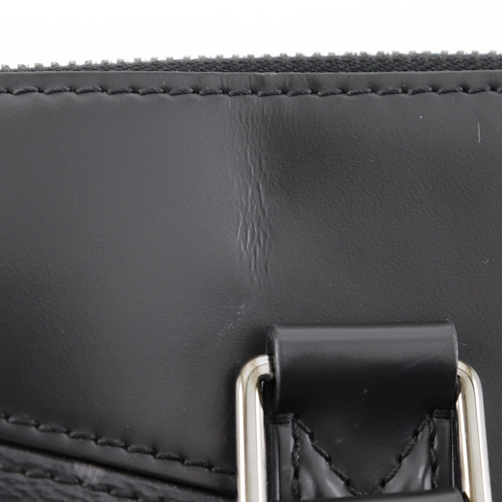 LOUIS VUITTON Business bag M40566 Monogram Eclipse Canvas black 2WAYShoulder Explorer mens Used