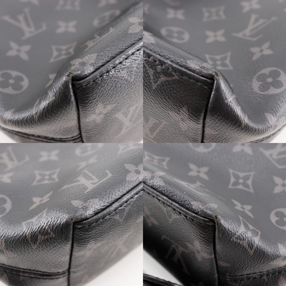 LOUIS VUITTON Business bag M40566 Monogram Eclipse Canvas black 2WAYShoulder Explorer mens Used