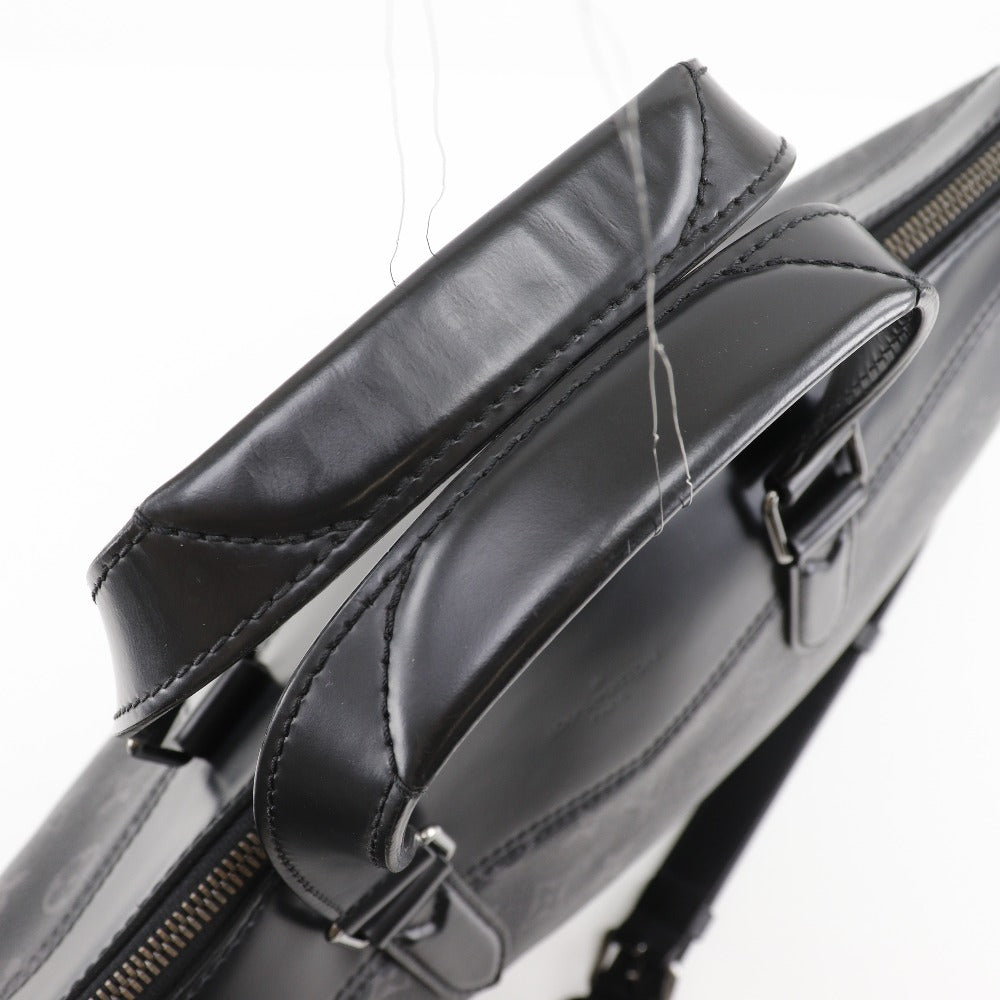 LOUIS VUITTON Business bag M40566 Monogram Eclipse Canvas black 2WAYShoulder Explorer mens Used