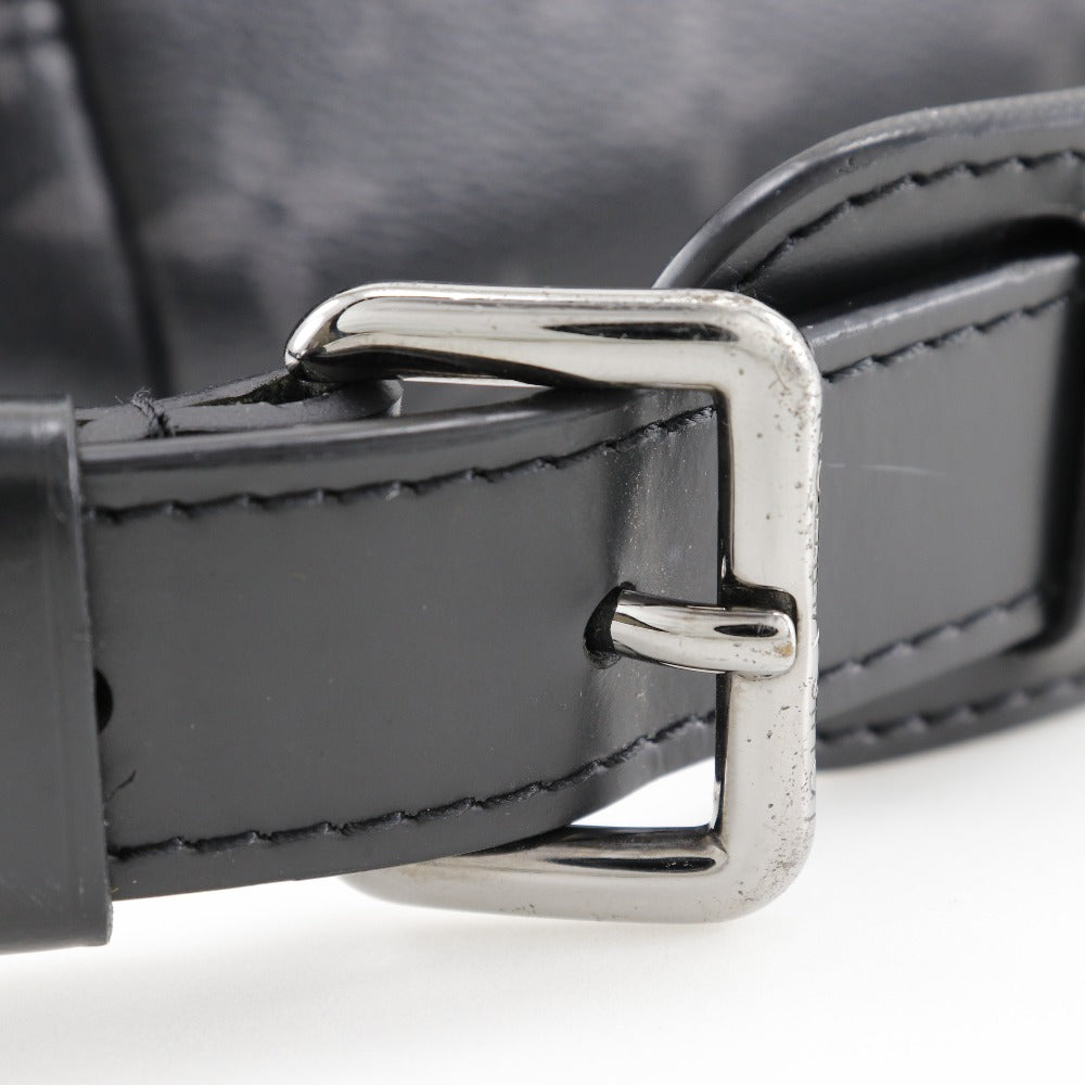 LOUIS VUITTON Business bag M40566 Monogram Eclipse Canvas black 2WAYShoulder Explorer mens Used