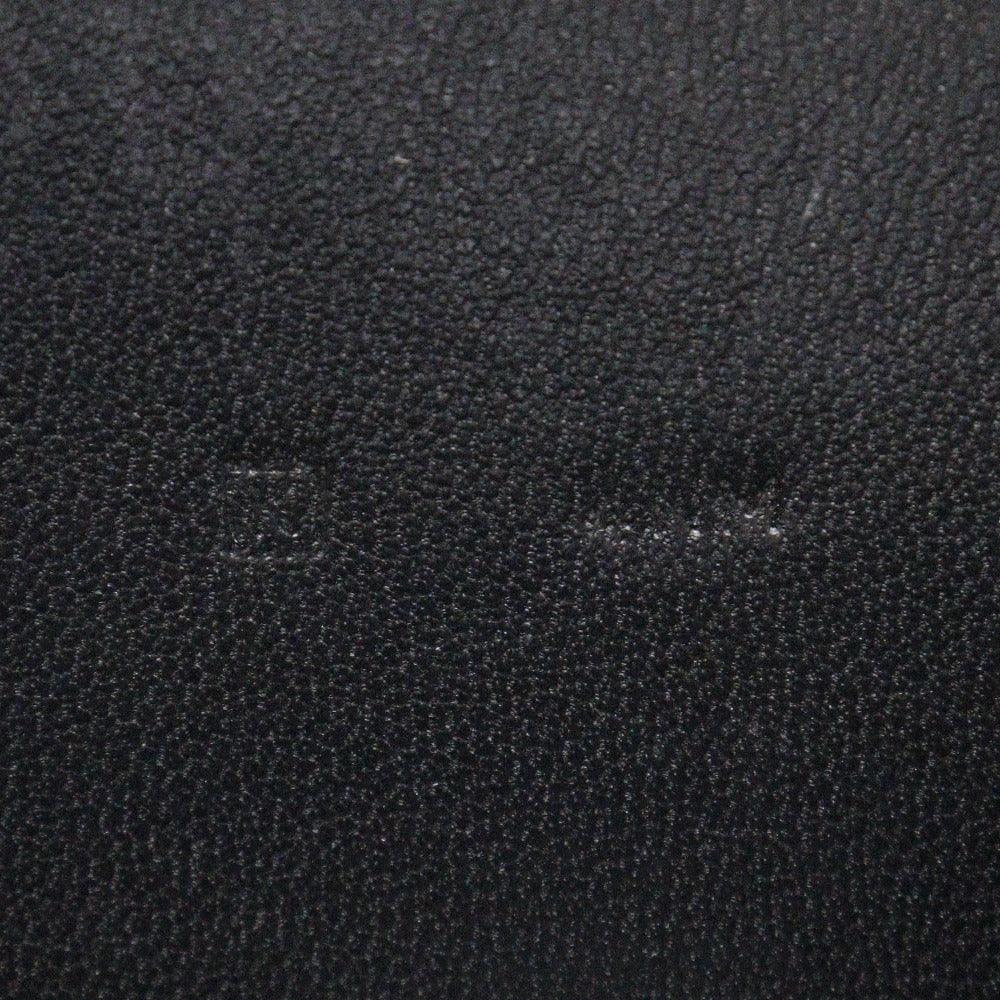 HERMES Long Wallet Purse Togo Black/Silver Metal Dogon GM Women(Unisex) Used